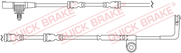 Czujnik zużycia klocka